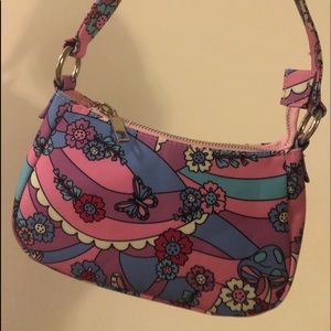 DOLLSKILL y2k retro style mini shoulder purse butterfly flower 70s